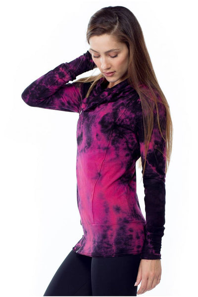 Asymmetrical Hoodie Crystal - LVR Fashion