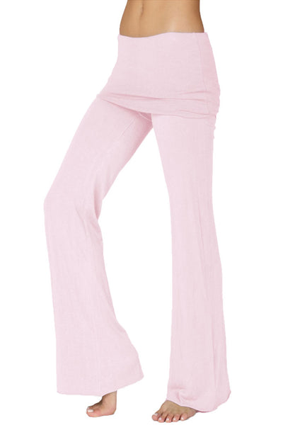 French Terry Foldover Lounge Pants - LVR Fashion