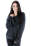 Pullover Cowl Hoodie - LVR Fashion