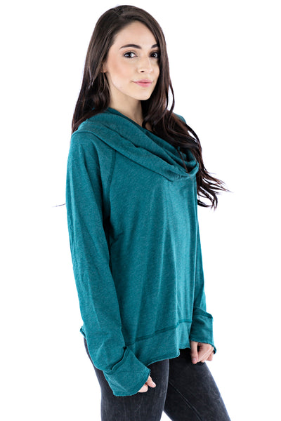 Pullover Cowl Hoodie - LVR Fashion