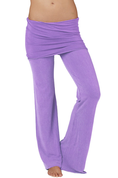 French Terry Foldover Lounge Pants - LVR Fashion