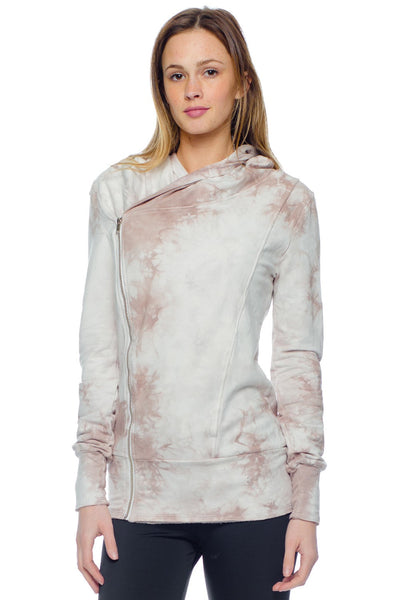 Asymmetrical Hoodie Crystal - LVR Fashion