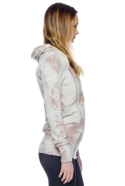 Asymmetrical Hoodie Crystal - LVR Fashion