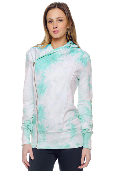 Asymmetrical Hoodie Crystal - LVR Fashion