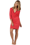 3/4 Sleeve Mini Dress - LVR Fashion