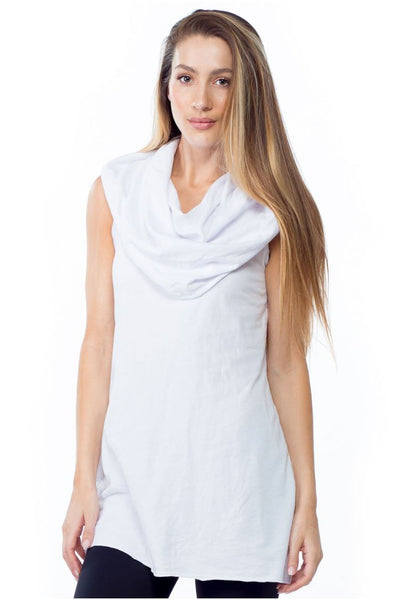Sleeveless Cowl Tunic - LVR Fashion